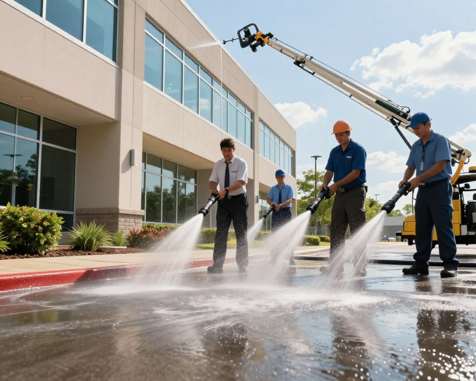 Pressure Washing House In Hilliard